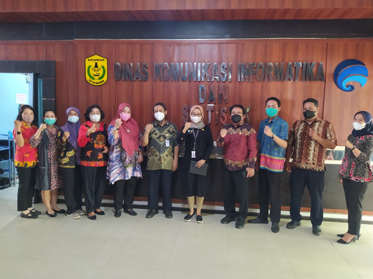 Kunjungan Studi ke Dinas Komunikasi, Informatika, dan Statistik Kota Banjarmasin